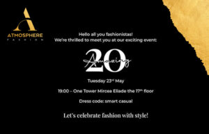 Mulțumim că aţi fost alături de noi în cei 20 de ani de Atmosphere Fashion!